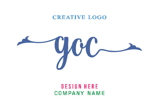 GOC lettering logo is simple, easy to understand and authoritative