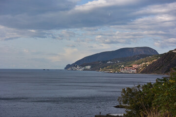 View of Mount Bear from the city of Alushta