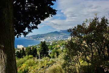 Obraz premium View of the city of Yalta