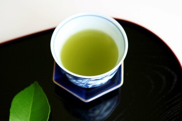 憩いのお茶の時間　緑茶　抹茶
