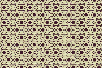 Abstract geometric pattern with seamless vector for multiple usage