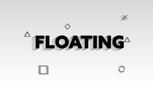 Modern Floating Text Titles