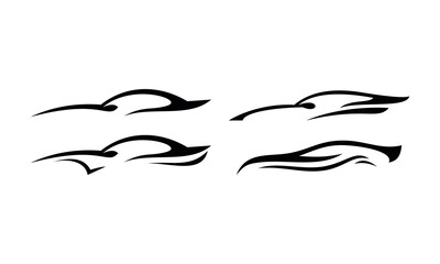 set template sportcar garage logo