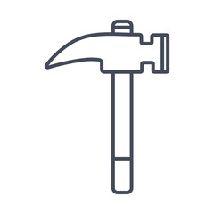 construction hammer icon