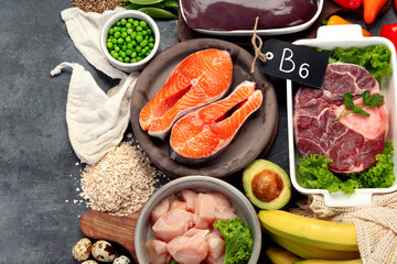 Natural sources of Vitamin B12 (Pyridoxine)