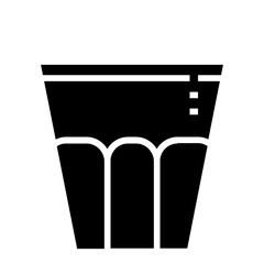 glass glyph icon