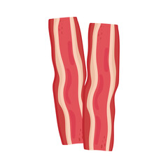 Isolated bacon icon