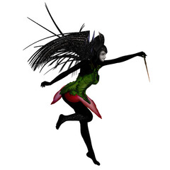 3d illustration of an fantasy fairytale figure