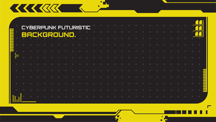 Cyberpunk Futuristic Background Template