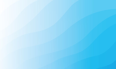 曲線とグラデーションで作った優雅な背景素材、アブストラクト、青