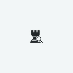 Strategy vector icon illustration sign