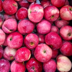 red apples background