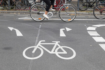 Fototapeta na wymiar bicycle_sign