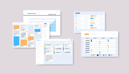 set planning schedules infographic dashboard templates online planner organization time management