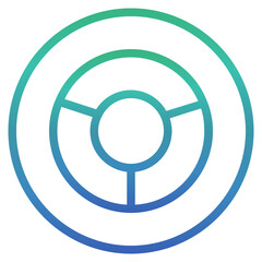 Business Graph gradient icon