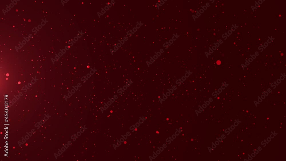 Wall mural red particle background with flare