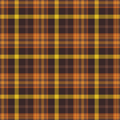 Plaid seamless pattern. Vector background of textile ornament. F