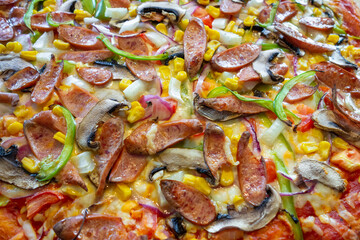 vegetable Pizza background