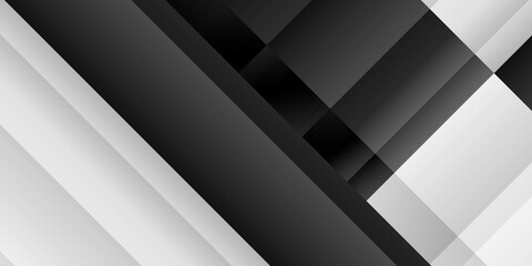 Black and white abstract 3d stripe background