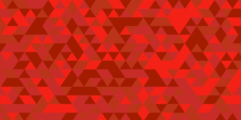 Fototapeta premium red triangle mosaic pattern particle abstract presentation background on white background