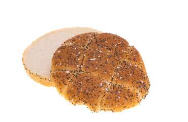 burger buns isolated