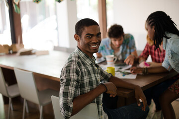 People working together