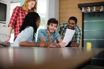 People working together