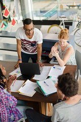 People talking in meeting