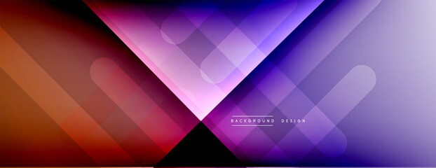 Dynamic lines abstract background. 3D shadow effects and fluid gradients. Modern overlapping forms