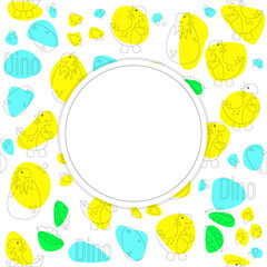 Doodle on a white background with bright elements. Children's timatics. Dinosaurs, Tyrannosaurus rex, Jurassic. The concept of a holiday, entertainment. Design for covers, concessions, web sites.