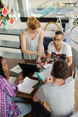 People talking in meeting