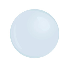 Isolated soap or air bubble. vector illustration