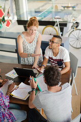People talking in meeting