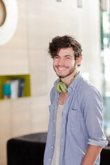 Man standing in office