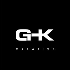 Obraz premium GHK Letter Initial Logo Design Template Vector Illustration