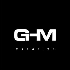 GHM Letter Initial Logo Design Template Vector Illustration
