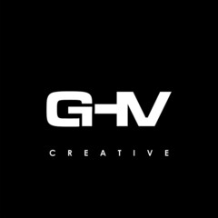 GHV Letter Initial Logo Design Template Vector Illustration