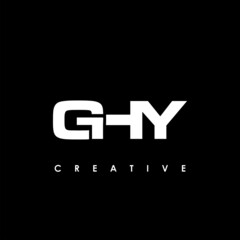Fototapeta premium GHY Letter Initial Logo Design Template Vector Illustration
