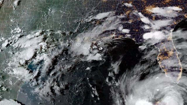 2021 Hurricane Ida time lapse satellite imagery. (Gulf of Mexico "GEOCOLOR")

This work was created using data provided by NOAA (NESDIS STAR) which is not subject to copyright protection.
