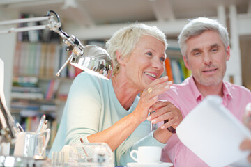 Business people talking in meeting