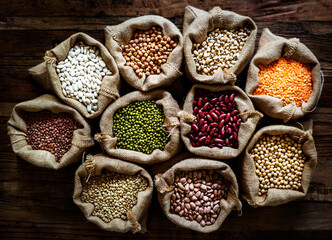 Various of legumes