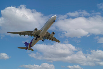 Fototapeta na wymiar passenger transport aircraft