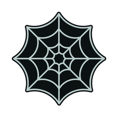 Naklejka premium Spider web illustration vector