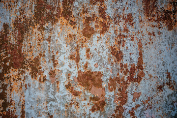 Rusty metal surface texture close up background