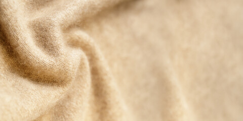 Beige luxury natural cashmere texture.