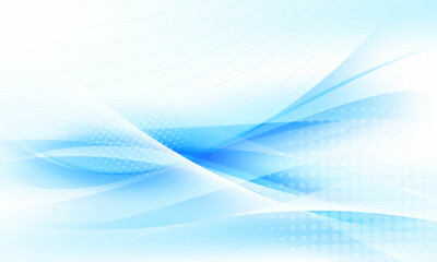 Abstract blue background poster with dynamic. technology network Vector illustration.
