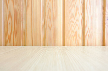 Wood plank wall