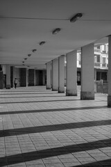 building with columns