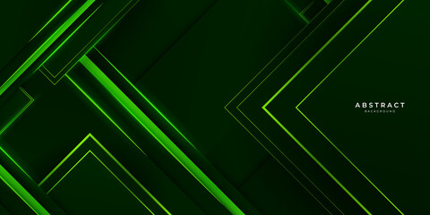 Luxury dark green background with overlap layer 