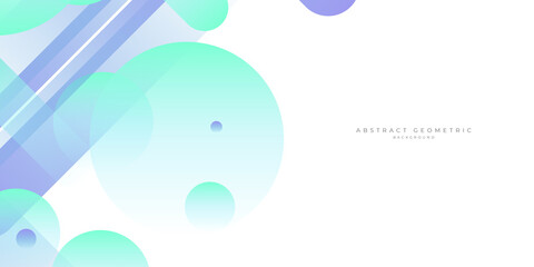 Simple soft light green and purple geometric abstract presentation background